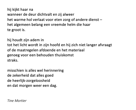 Ongebruikt Gedichten Archieven - Tine Mortier YO-86